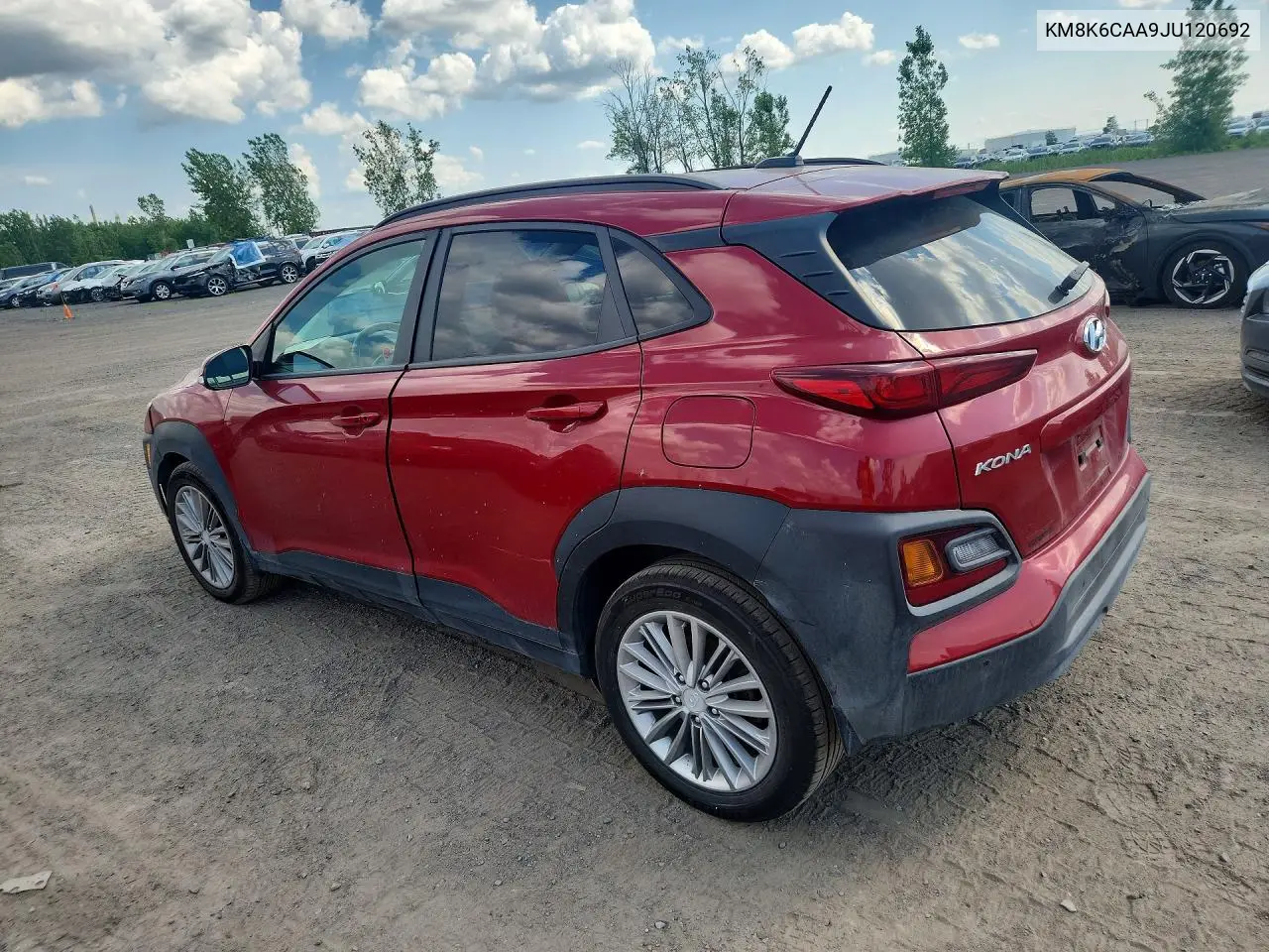 2018 Hyundai Kona Sel VIN: KM8K6CAA9JU120692 Lot: 60120586