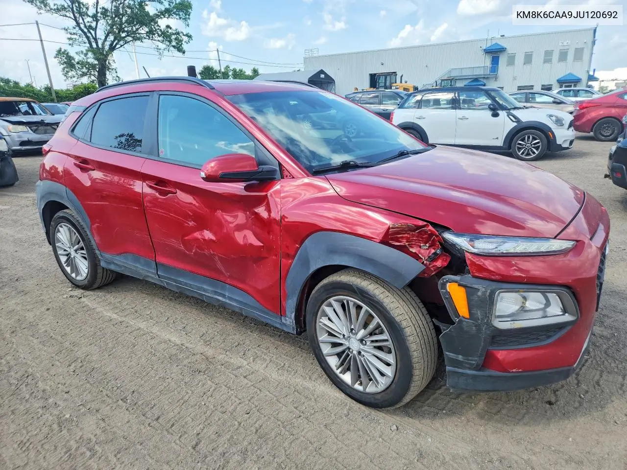 2018 Hyundai Kona Sel VIN: KM8K6CAA9JU120692 Lot: 60120586