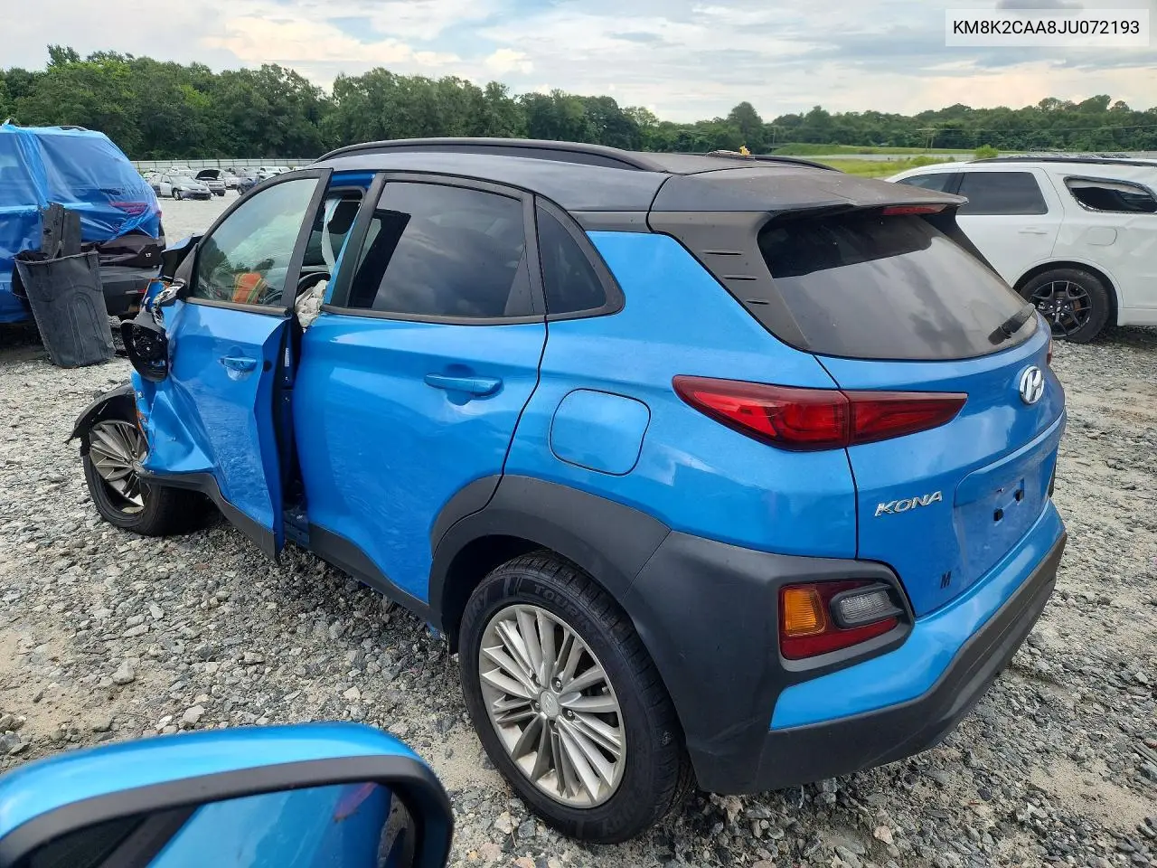 2018 Hyundai Kona Sel VIN: KM8K2CAA8JU072193 Lot: 60446346