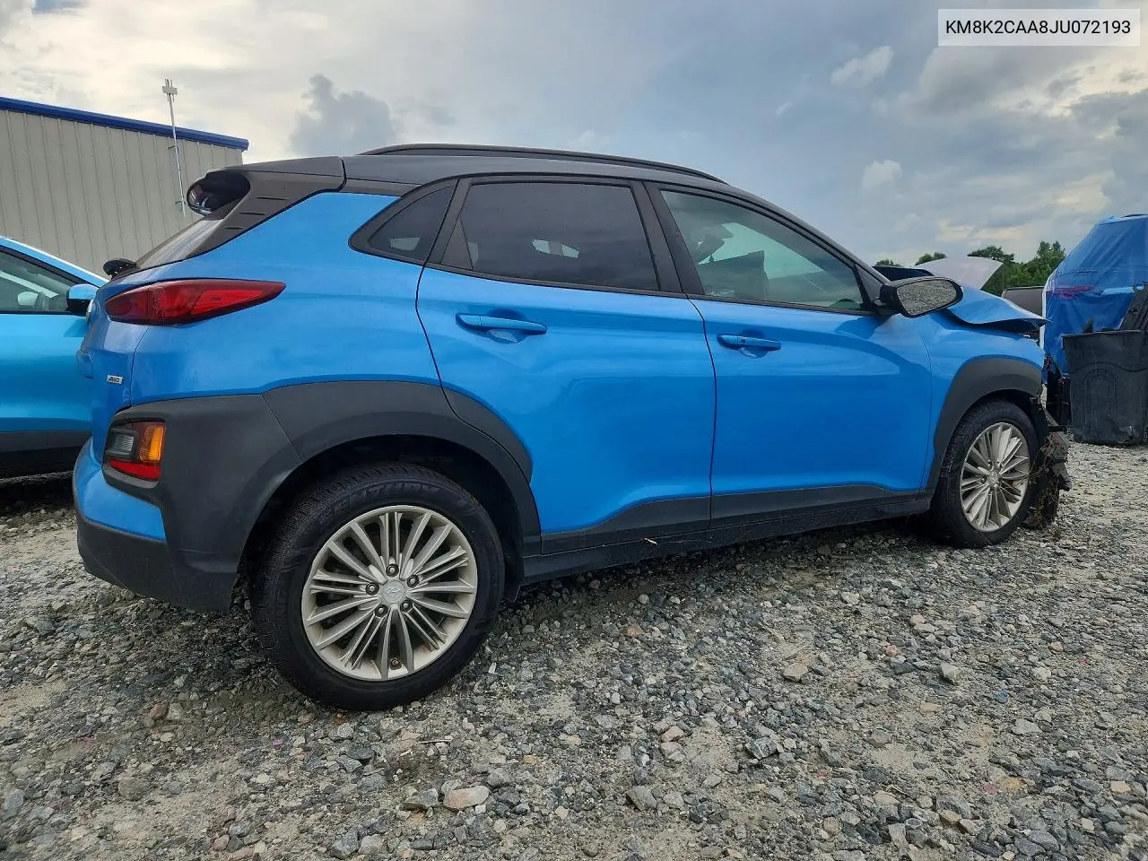2018 Hyundai Kona Sel VIN: KM8K2CAA8JU072193 Lot: 60446346
