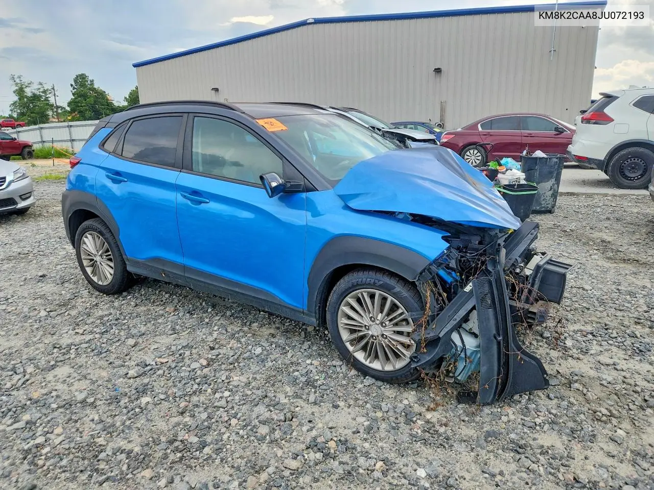 2018 Hyundai Kona Sel VIN: KM8K2CAA8JU072193 Lot: 60446346