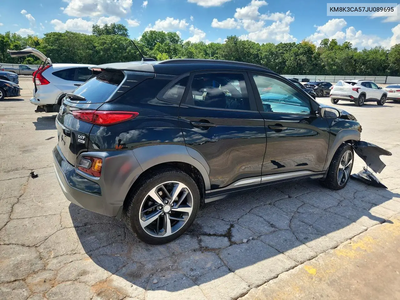 2018 Hyundai Kona Limited VIN: KM8K3CA57JU089695 Lot: 60811716