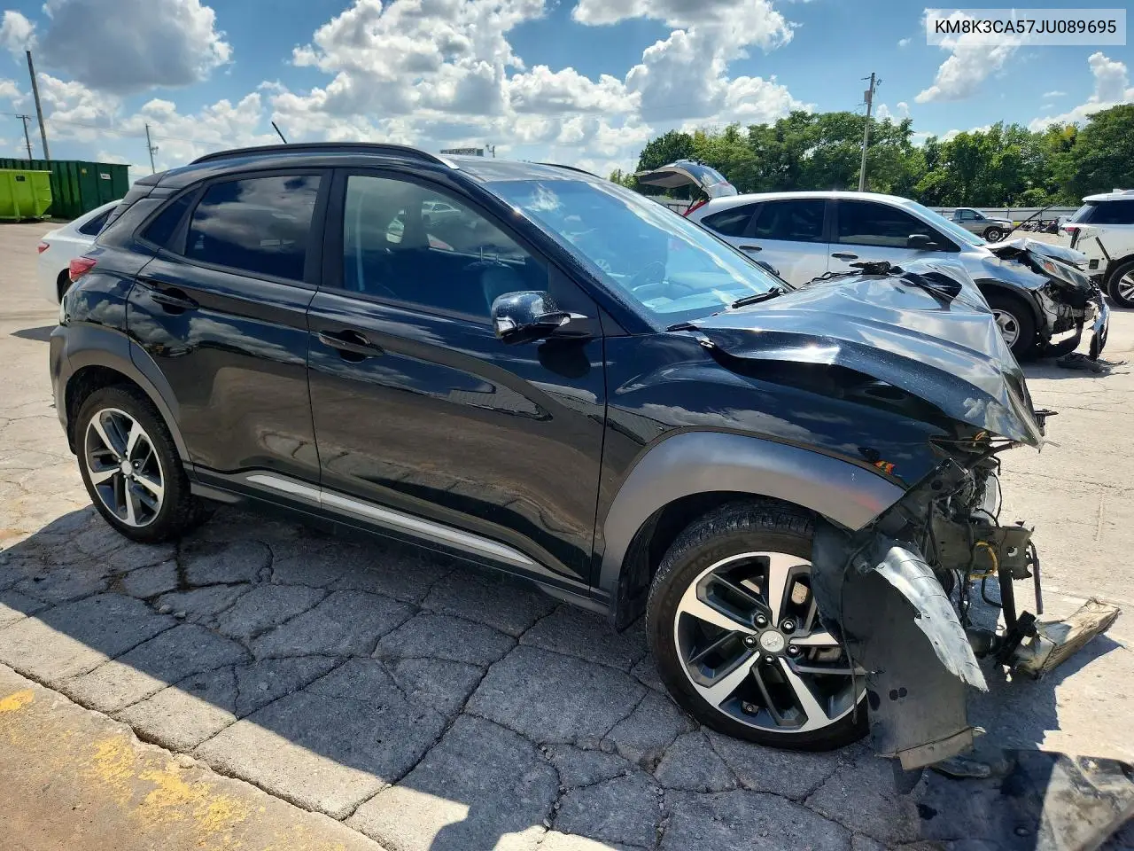 2018 Hyundai Kona Limited VIN: KM8K3CA57JU089695 Lot: 60811716