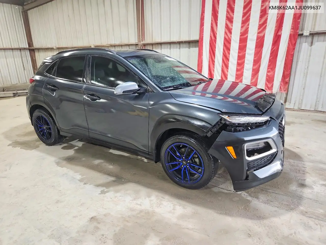 2018 Hyundai Kona Sel VIN: KM8K62AA1JU099637 Lot: 60886556