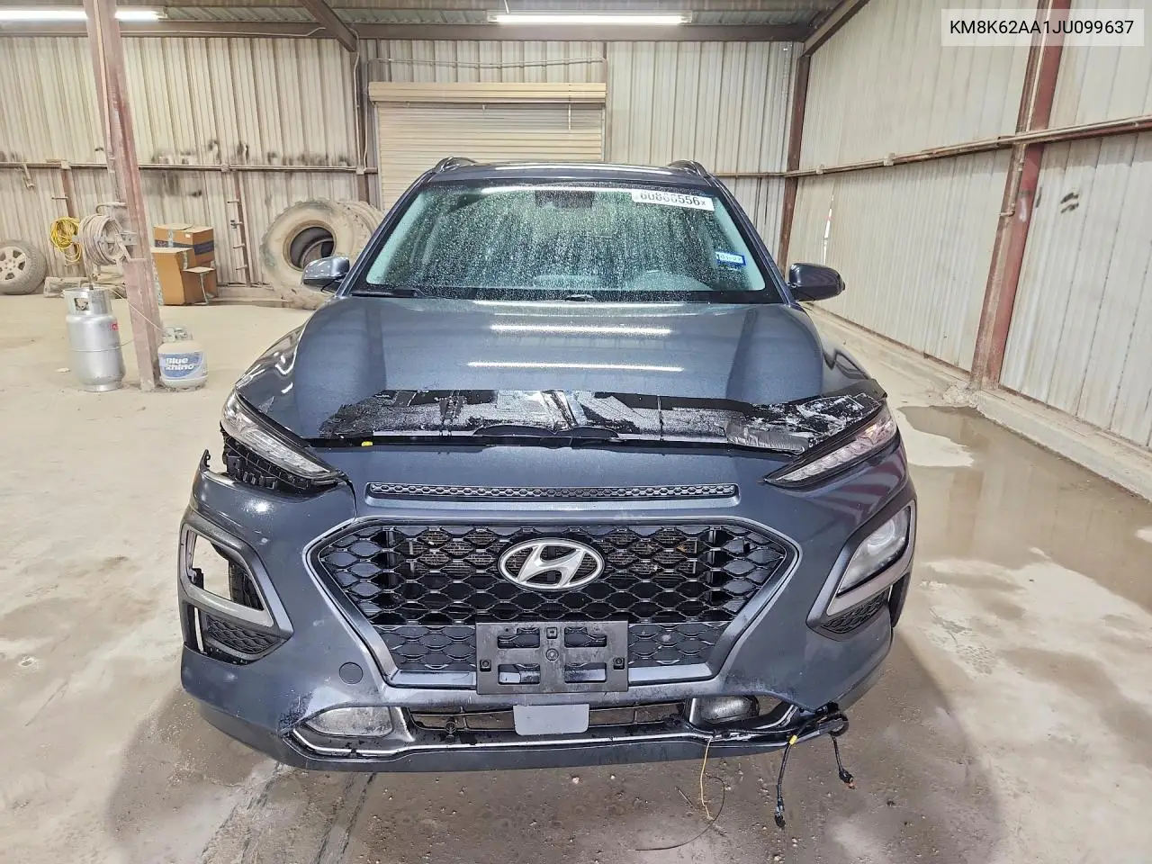 2018 Hyundai Kona Sel VIN: KM8K62AA1JU099637 Lot: 60886556