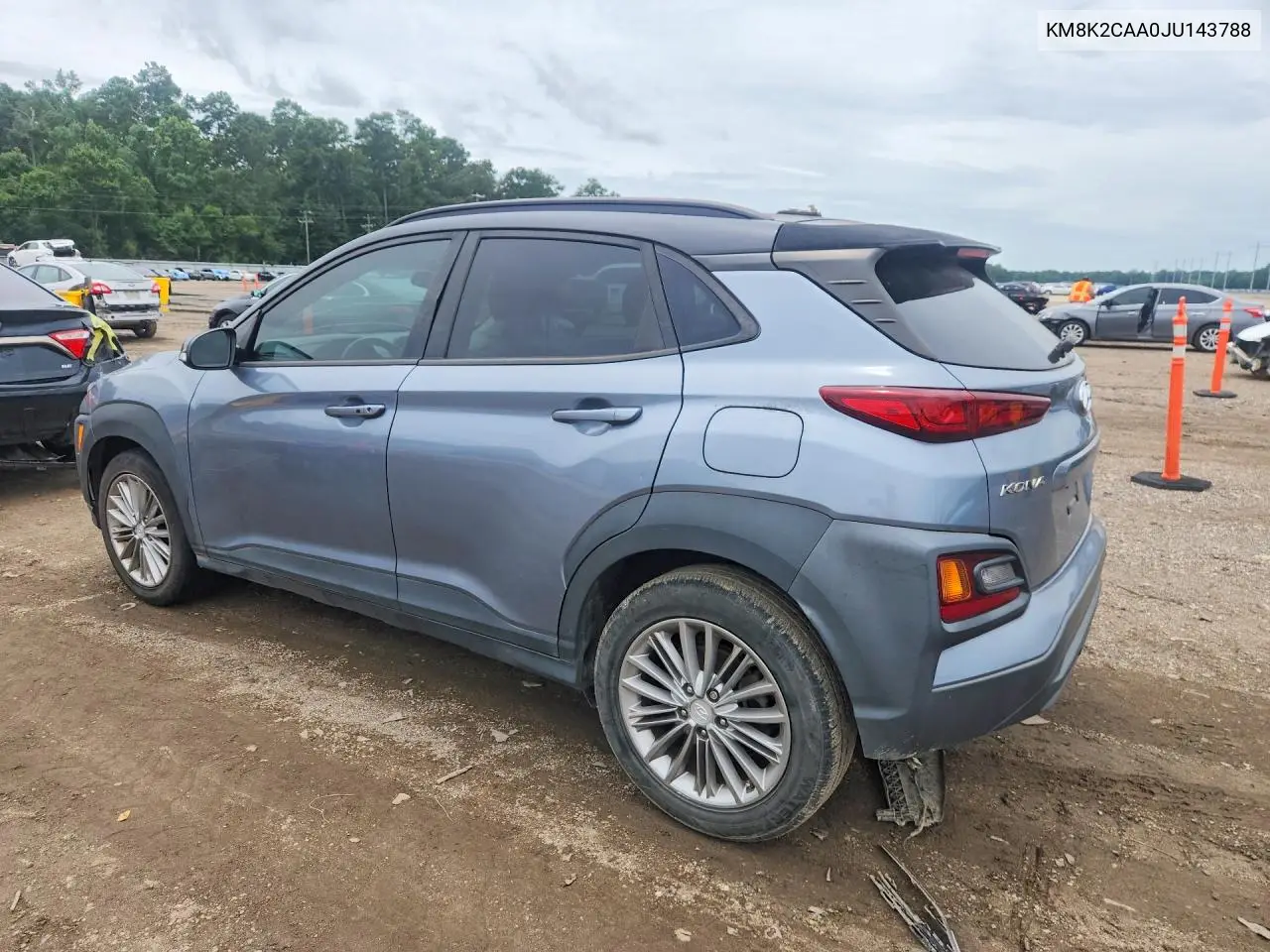 2018 Hyundai Kona Sel VIN: KM8K2CAA0JU143788 Lot: 61002016