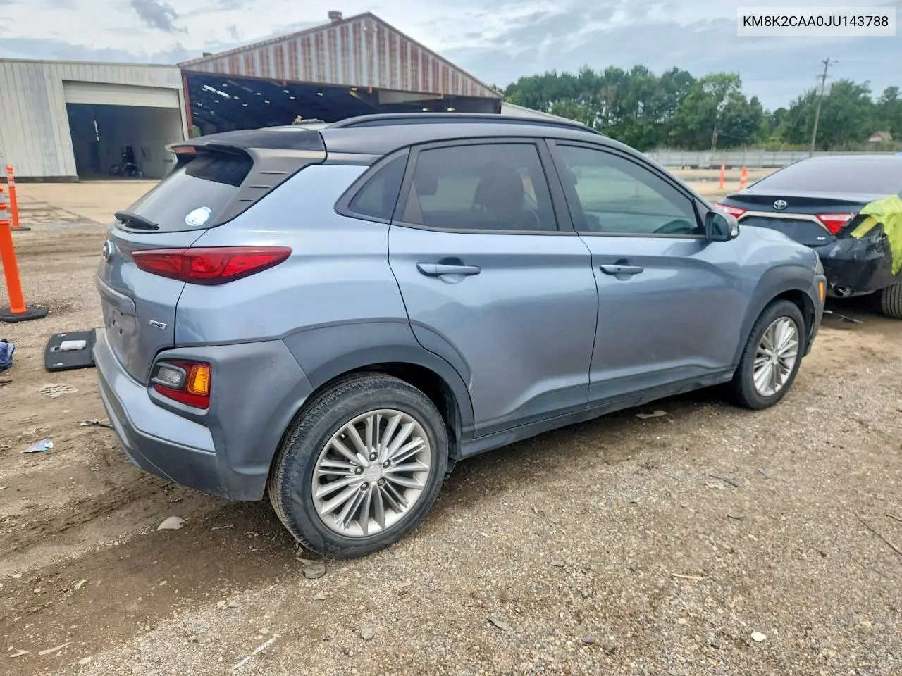 2018 Hyundai Kona Sel VIN: KM8K2CAA0JU143788 Lot: 61002016