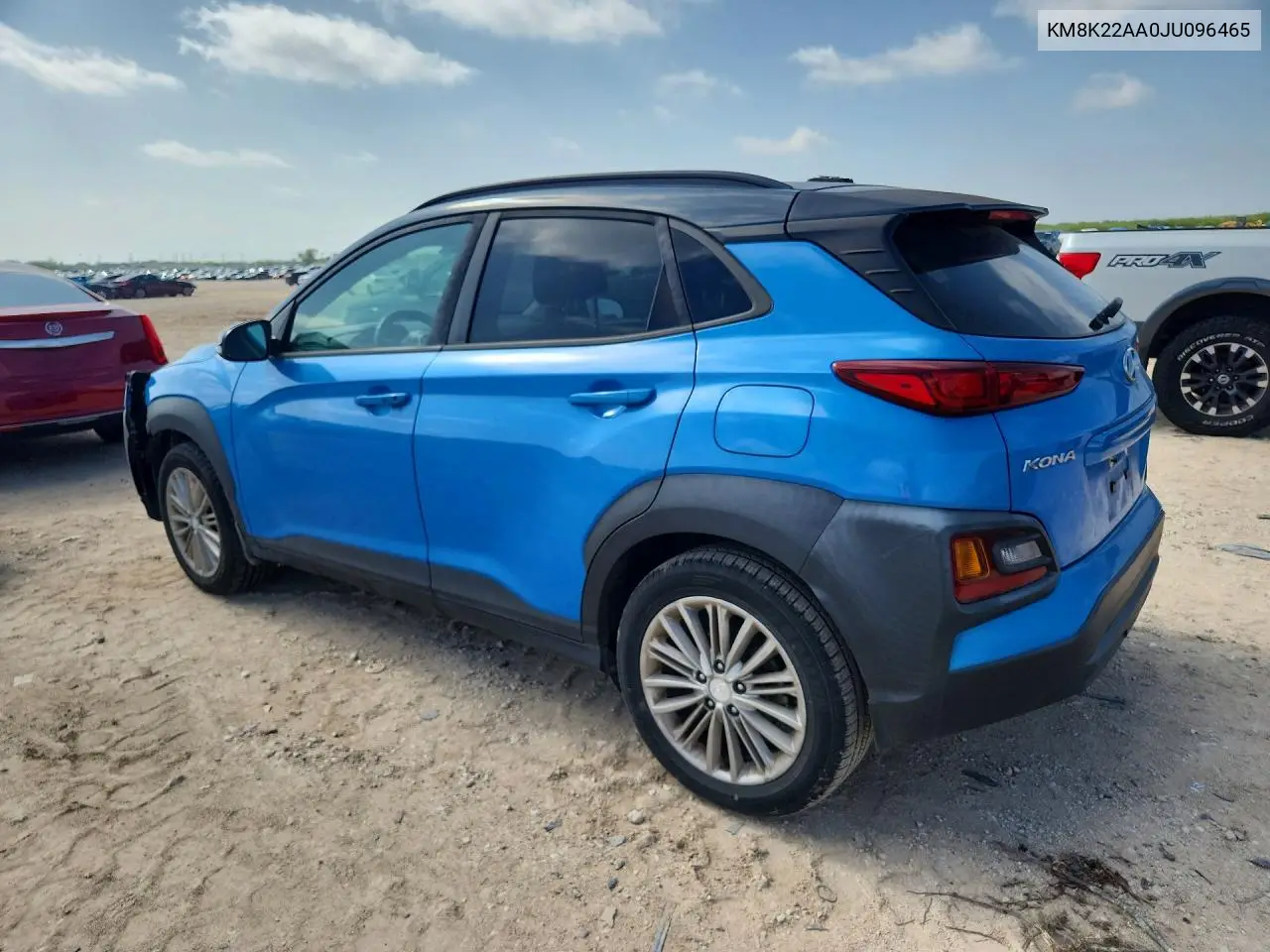 2018 Hyundai Kona Sel VIN: KM8K22AA0JU096465 Lot: 61251116