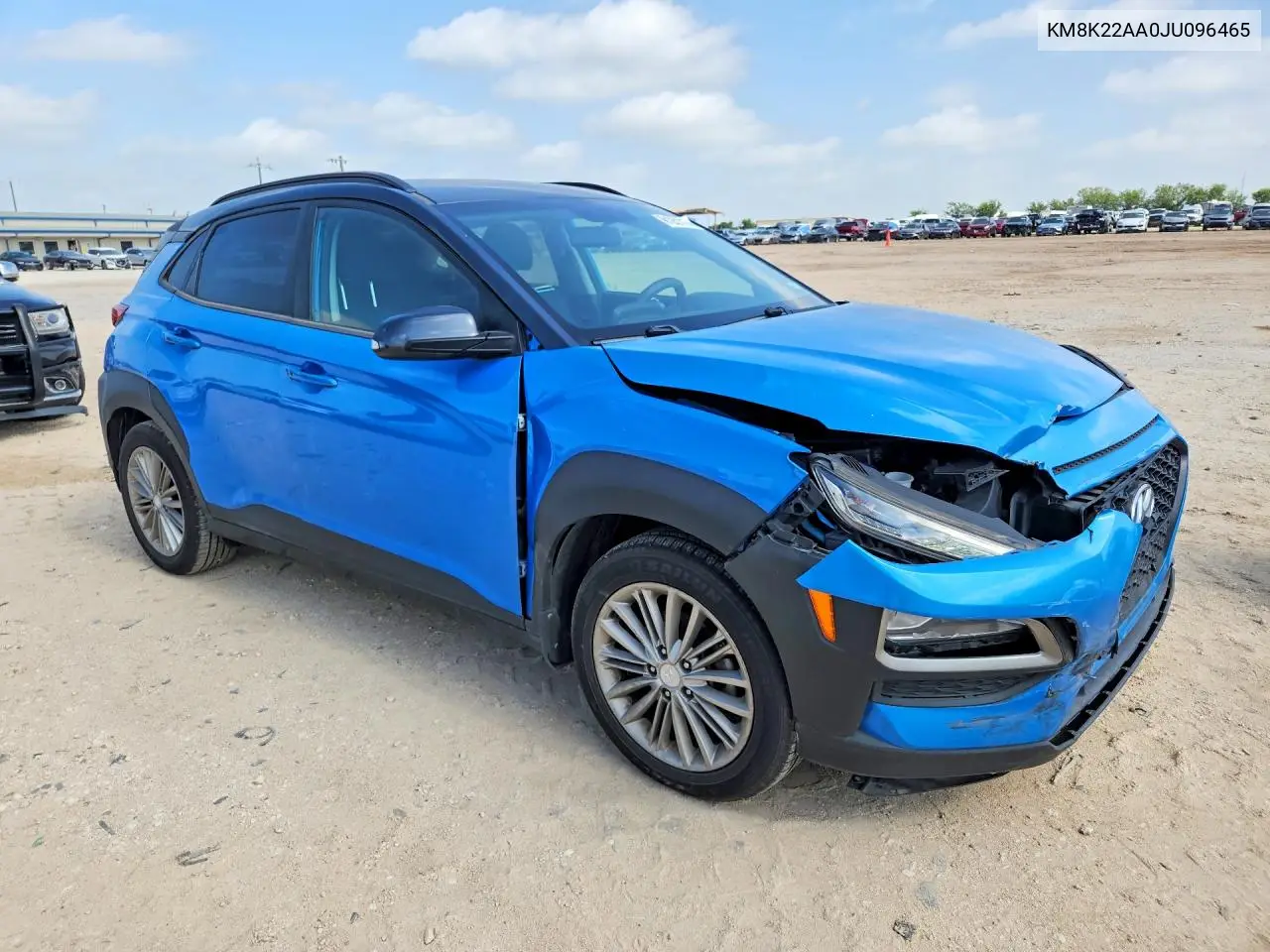 2018 Hyundai Kona Sel VIN: KM8K22AA0JU096465 Lot: 61251116