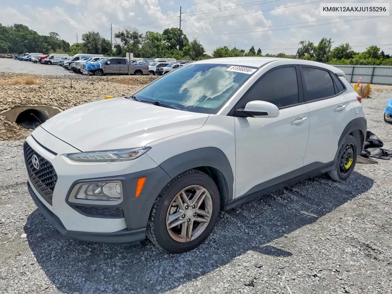 2018 Hyundai Kona Se VIN: KM8K12AAXJU155296 Lot: 61898896