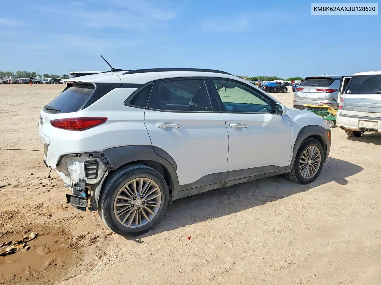 2018 Hyundai Kona Sel VIN: KM8K62AAXJU128620 Lot: 61904346