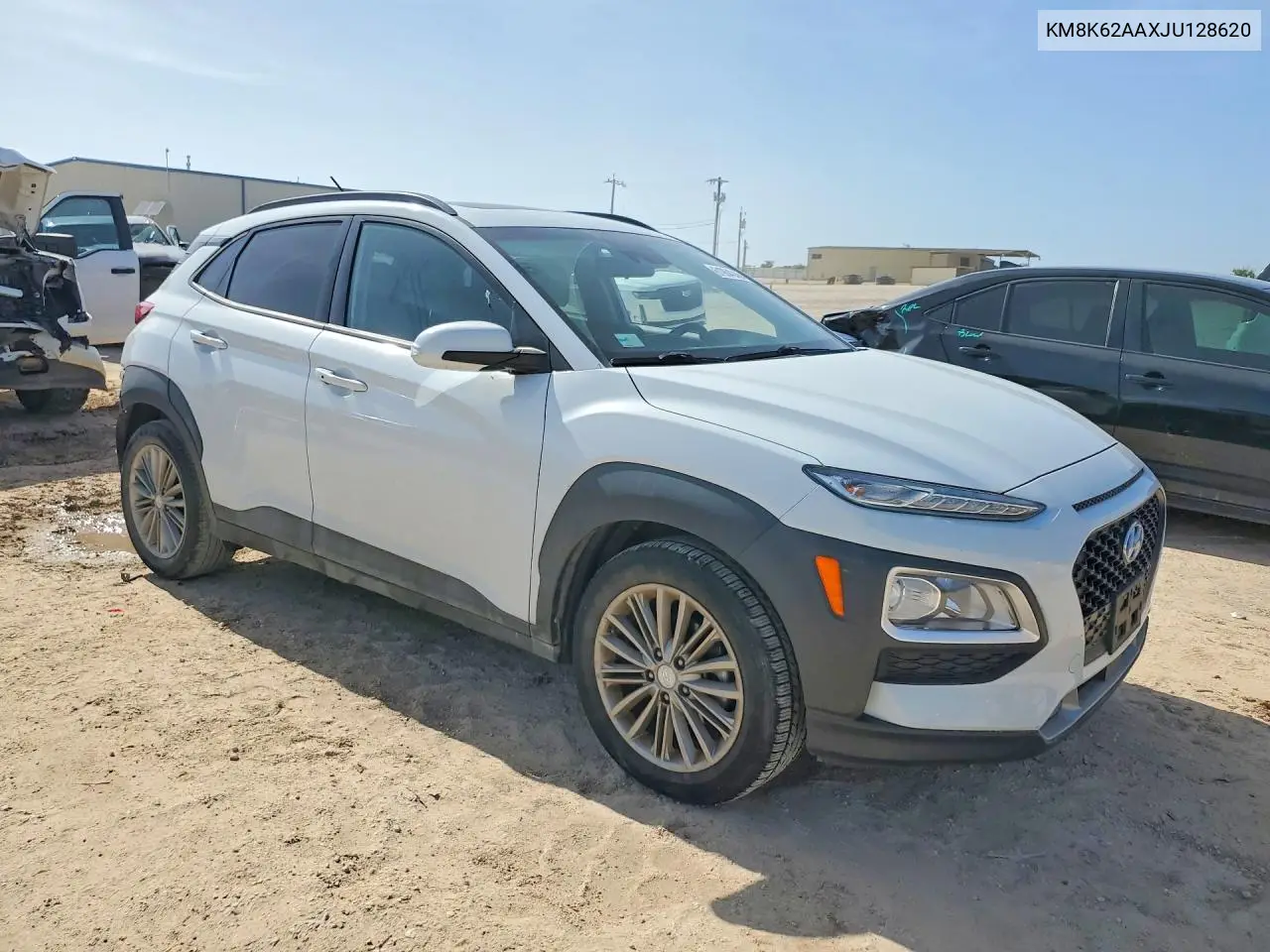 2018 Hyundai Kona Sel VIN: KM8K62AAXJU128620 Lot: 61904346