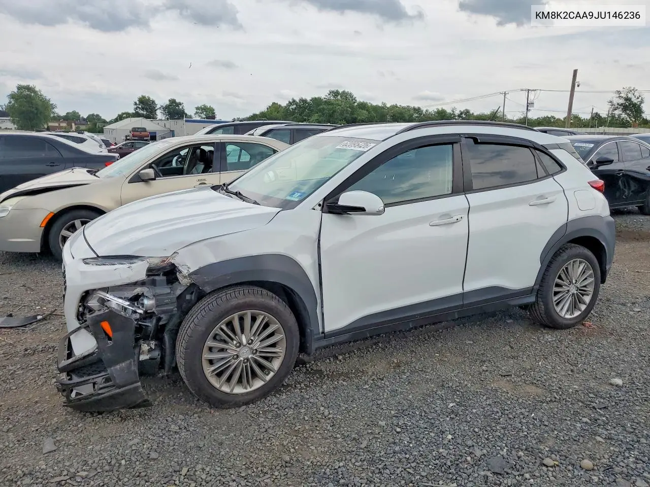 2018 Hyundai Kona Sel VIN: KM8K2CAA9JU146236 Lot: 62095426