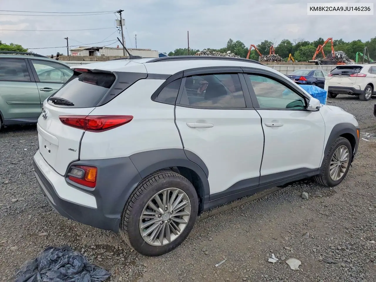 2018 Hyundai Kona Sel VIN: KM8K2CAA9JU146236 Lot: 62095426