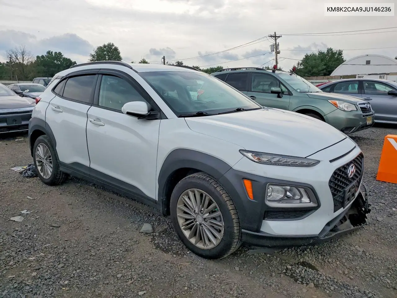 2018 Hyundai Kona Sel VIN: KM8K2CAA9JU146236 Lot: 62095426