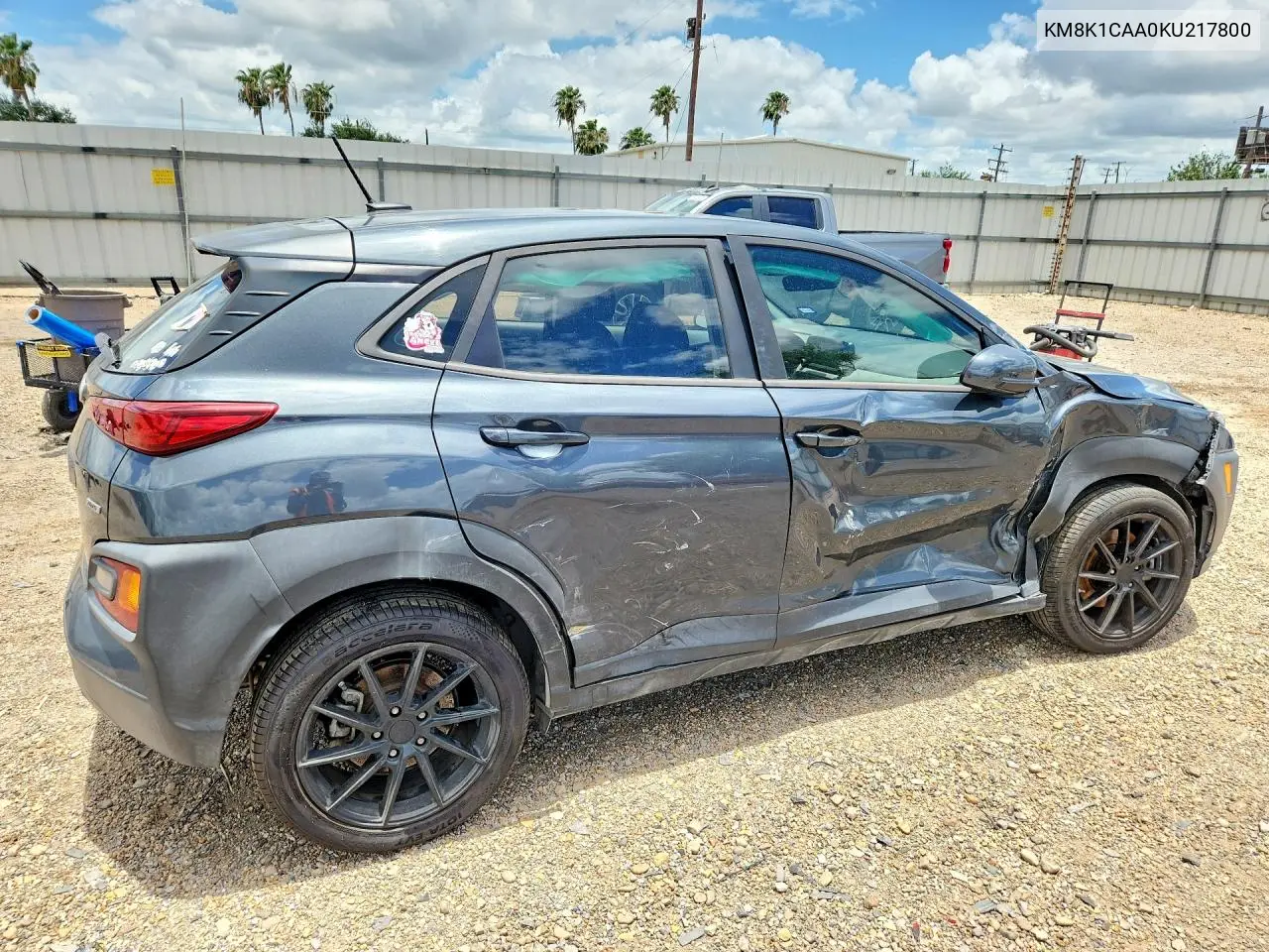 2019 Hyundai Kona Se VIN: KM8K1CAA0KU217800 Lot: 57246656