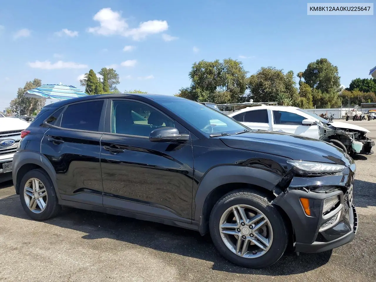 2019 Hyundai Kona Se VIN: KM8K12AA0KU225647 Lot: 58147846