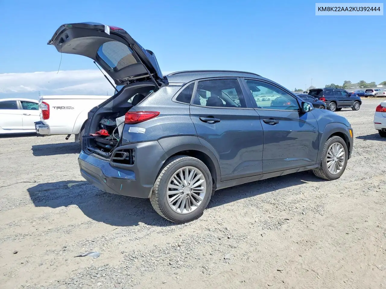 2019 Hyundai Kona Sel VIN: KM8K22AA2KU392444 Lot: 59198056