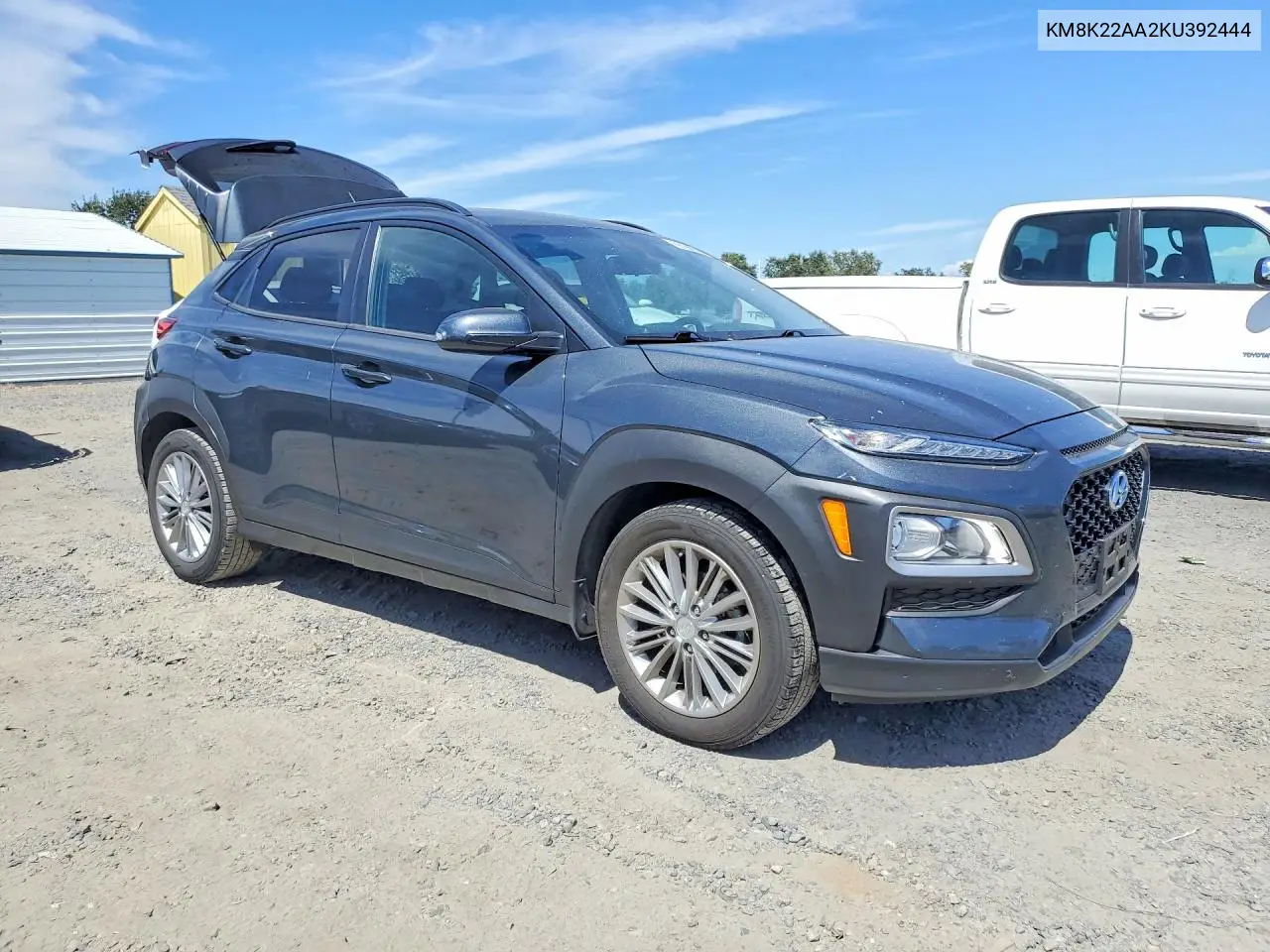 2019 Hyundai Kona Sel VIN: KM8K22AA2KU392444 Lot: 59198056