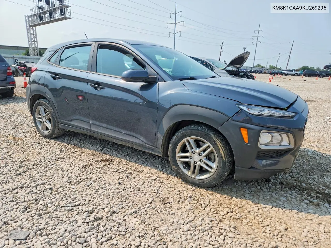 2019 Hyundai Kona Se VIN: KM8K1CAA9KU269295 Lot: 61107376