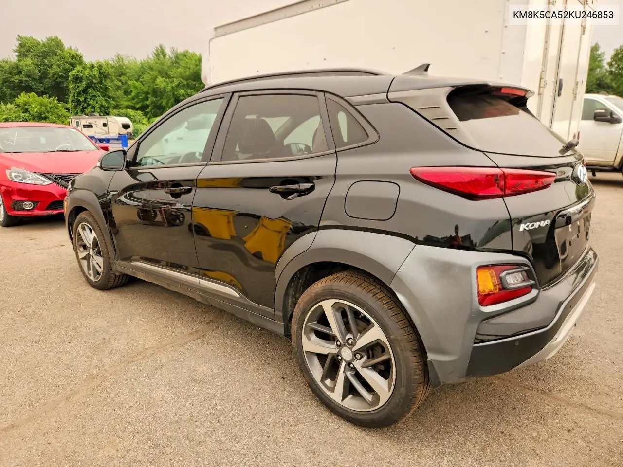 2019 Hyundai Kona VIN: KM8K5CA52KU246853 Lot: 61473856