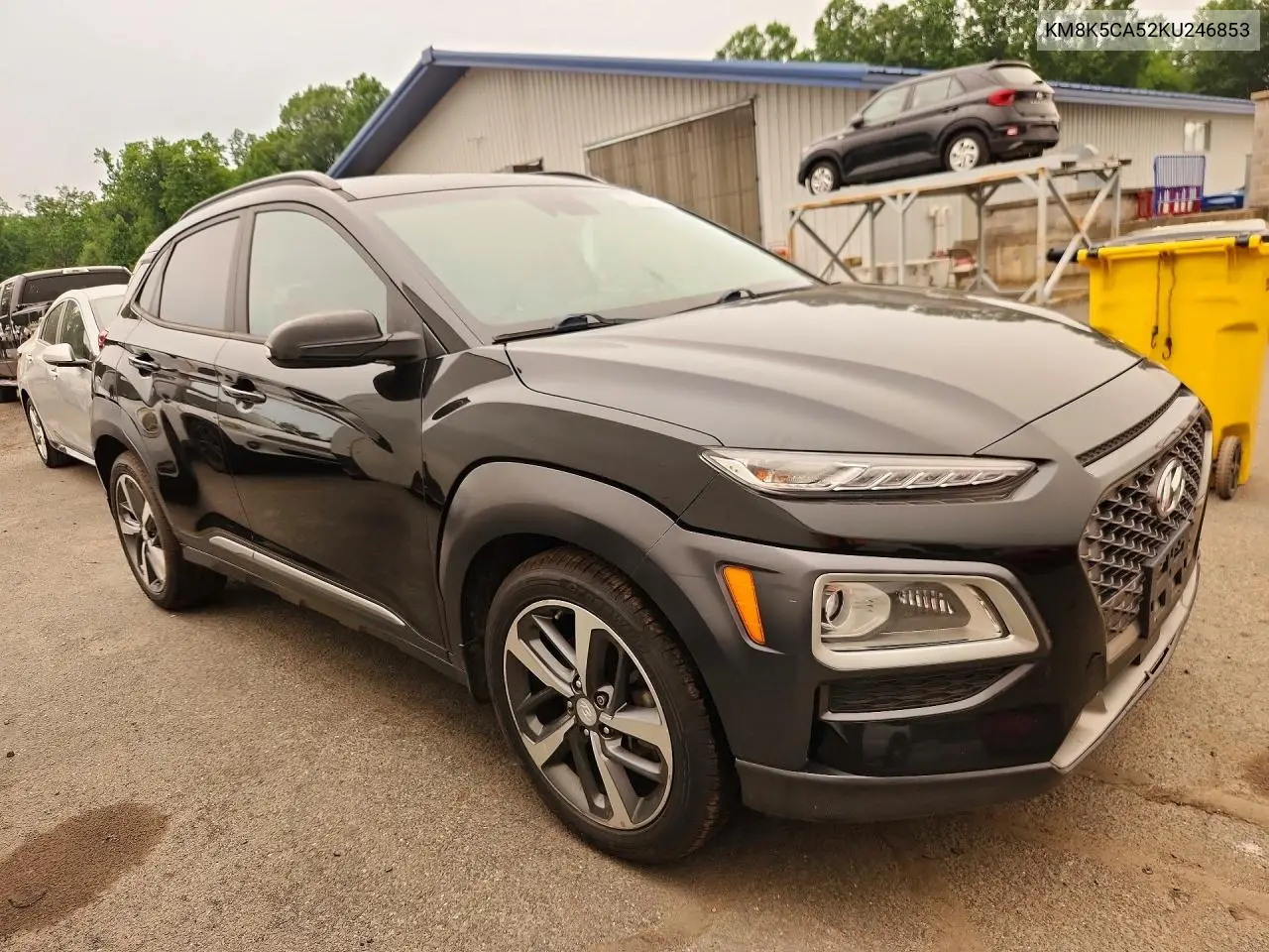 2019 Hyundai Kona VIN: KM8K5CA52KU246853 Lot: 61473856