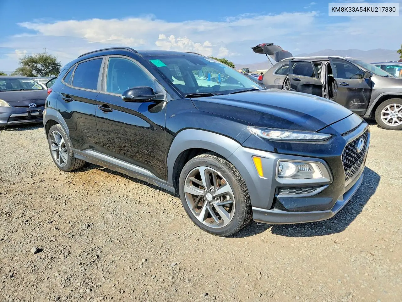 2019 Hyundai Kona Limited VIN: KM8K33A54KU217330 Lot: 61499836