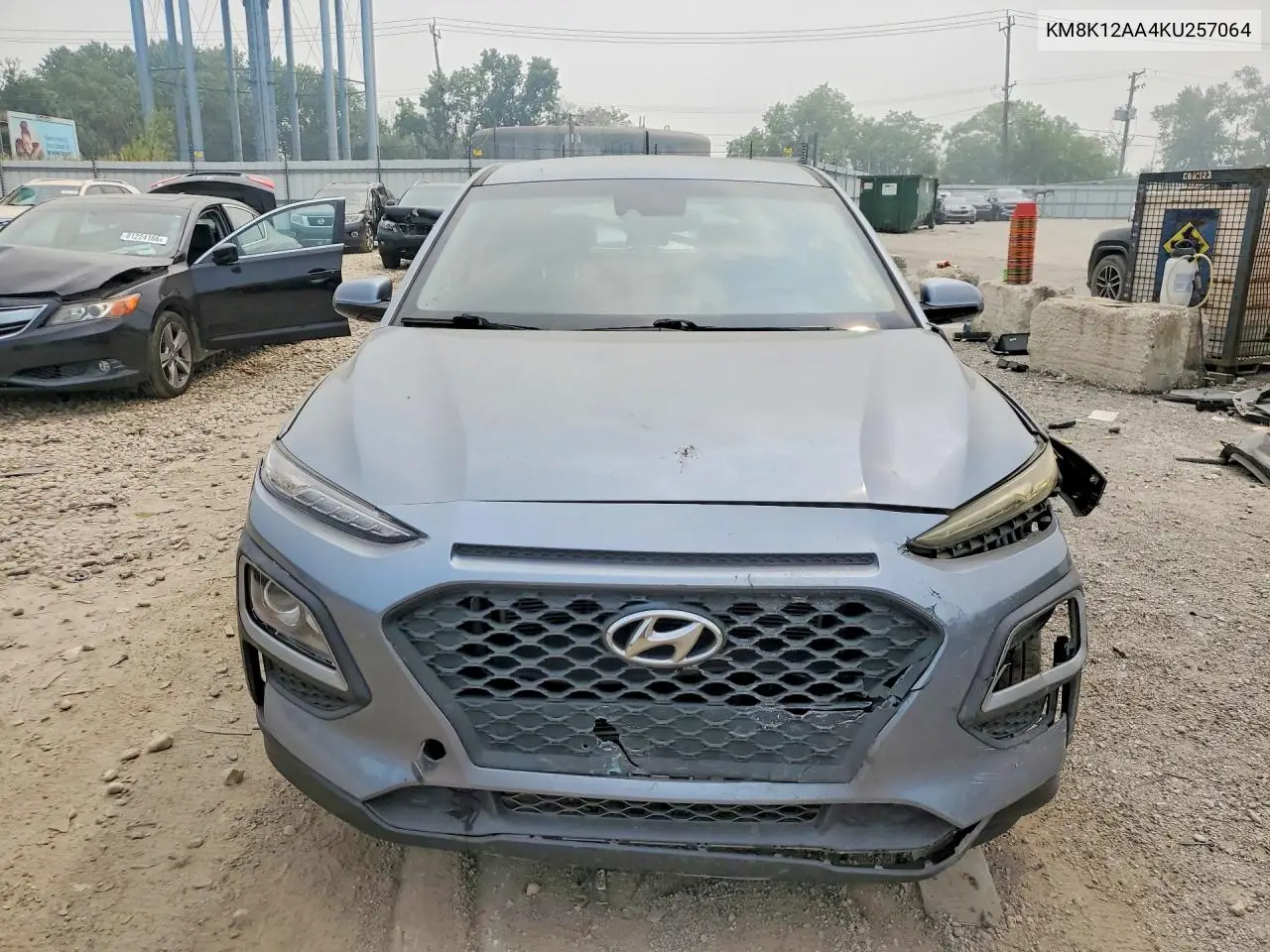2019 Hyundai Kona Se VIN: KM8K12AA4KU257064 Lot: 61604056