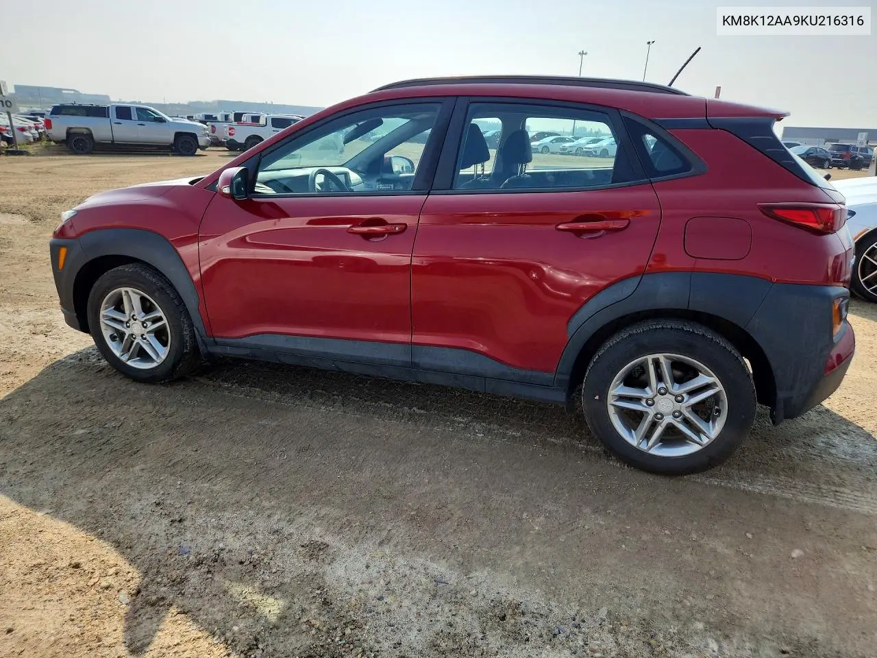 2019 Hyundai Kona Se VIN: KM8K12AA9KU216316 Lot: 61907436