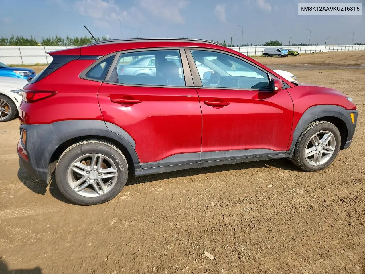 2019 Hyundai Kona Se VIN: KM8K12AA9KU216316 Lot: 61907436
