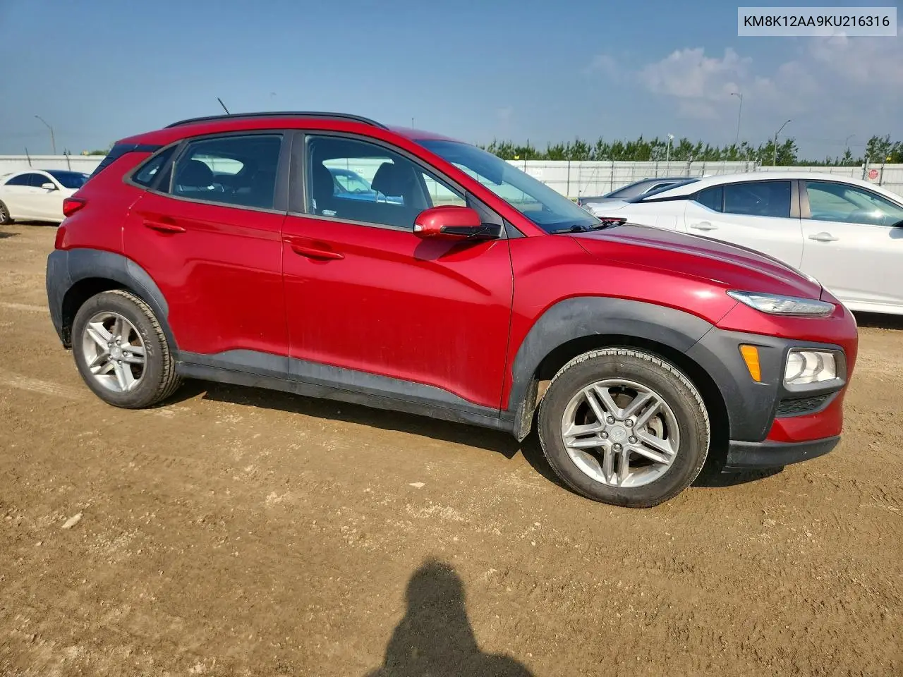 2019 Hyundai Kona Se VIN: KM8K12AA9KU216316 Lot: 61907436