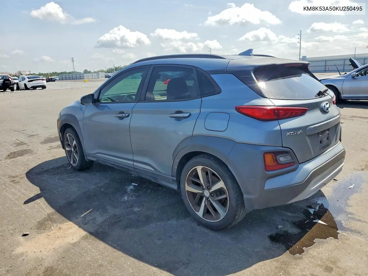 2019 Hyundai Kona Ultimate VIN: KM8K53A50KU250495 Lot: 61994876