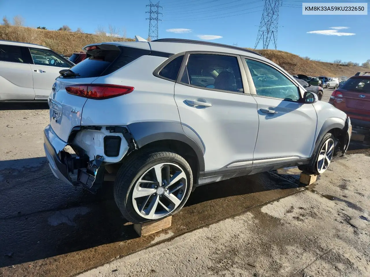 KM8K33A59KU232650 2019 Hyundai Kona Limited