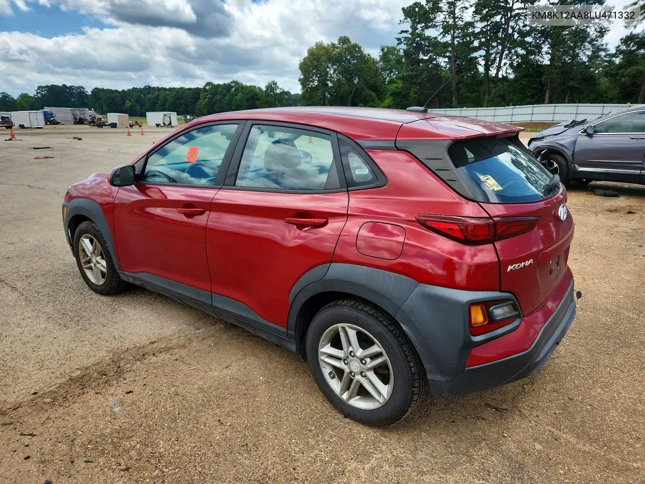 2020 Hyundai Kona Se VIN: KM8K12AA8LU471332 Lot: 56192916