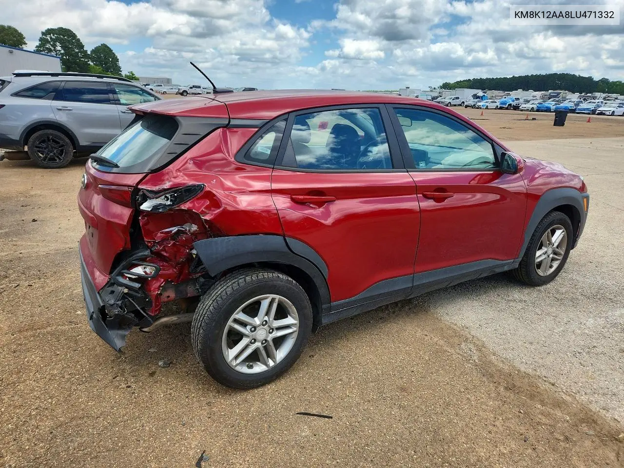 2020 Hyundai Kona Se VIN: KM8K12AA8LU471332 Lot: 56192916