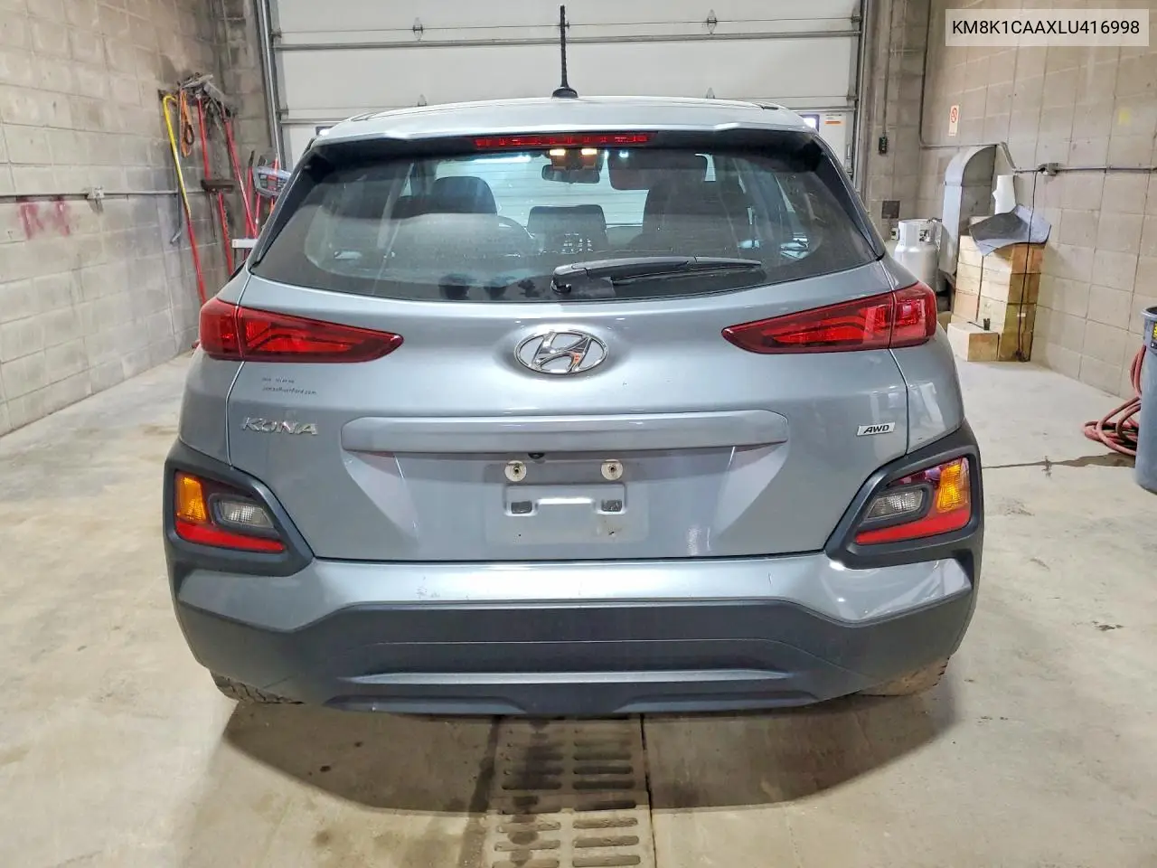 2020 Hyundai Kona Se VIN: KM8K1CAAXLU416998 Lot: 58007636