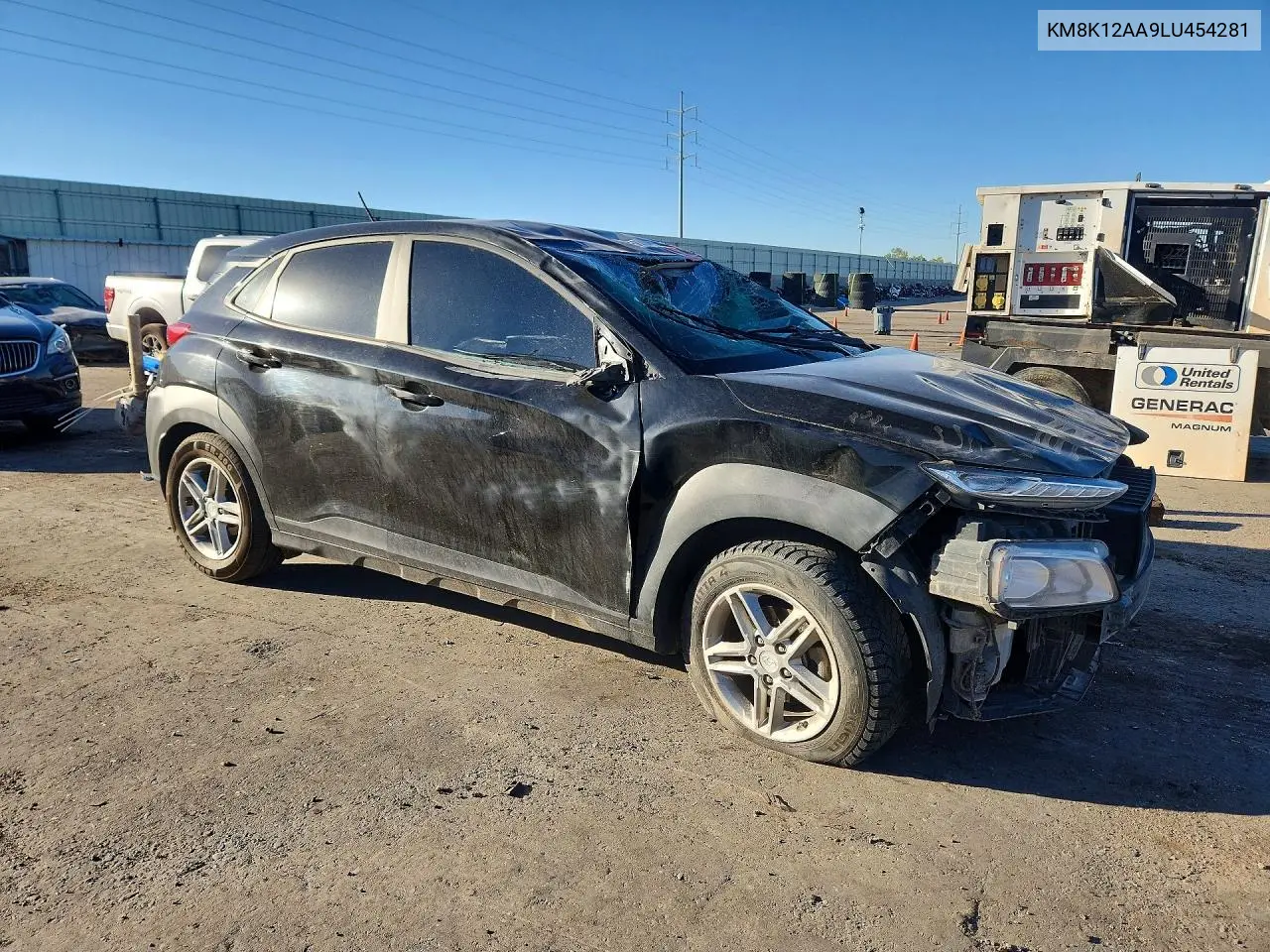 2020 Hyundai Kona Se VIN: KM8K12AA9LU454281 Lot: 58069656