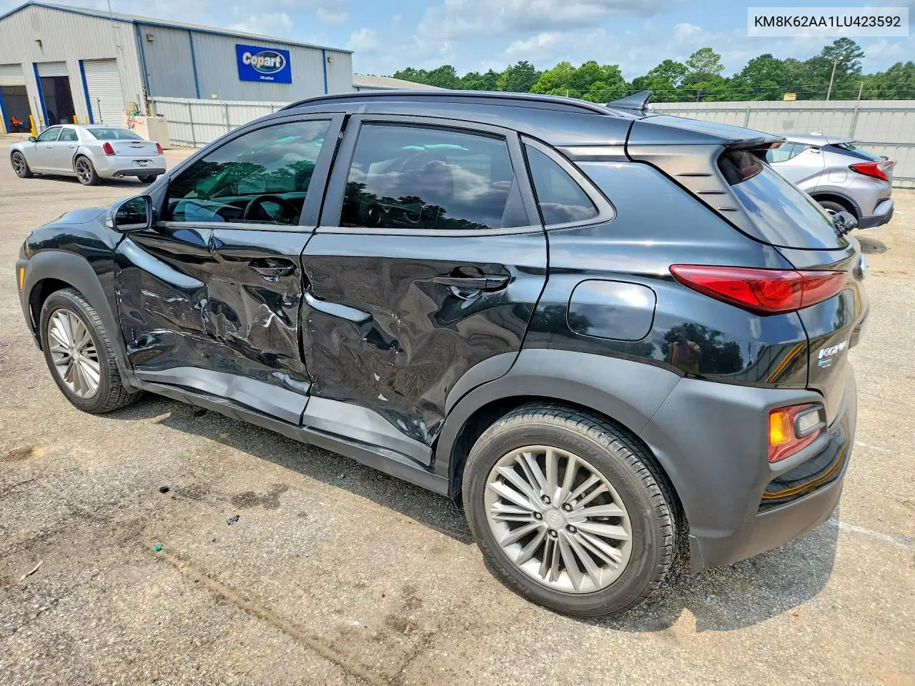 2020 Hyundai Kona Sel Plus VIN: KM8K62AA1LU423592 Lot: 58545786