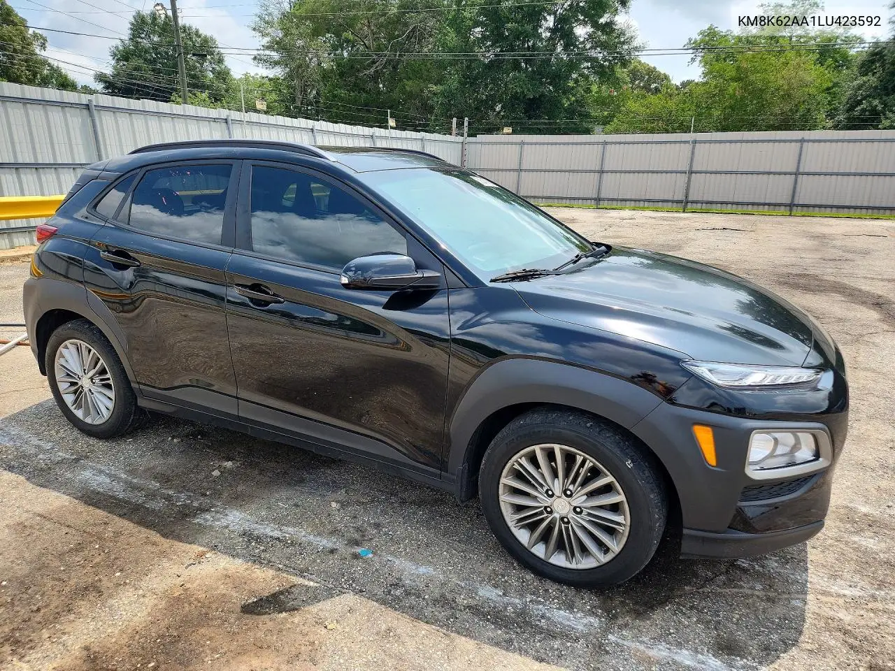 2020 Hyundai Kona Sel Plus VIN: KM8K62AA1LU423592 Lot: 58545786