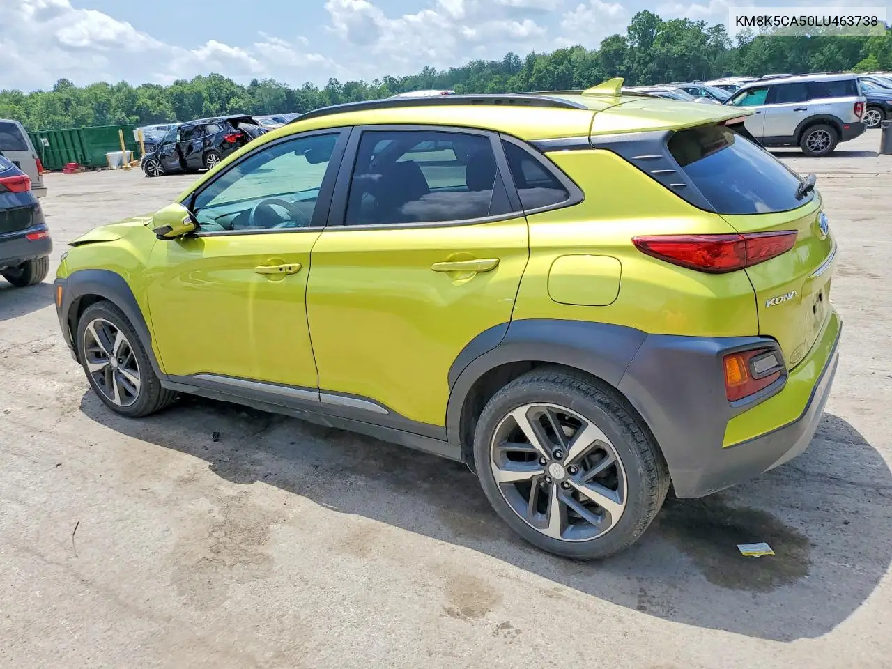 2020 Hyundai Kona Ultimate VIN: KM8K5CA50LU463738 Lot: 58687376