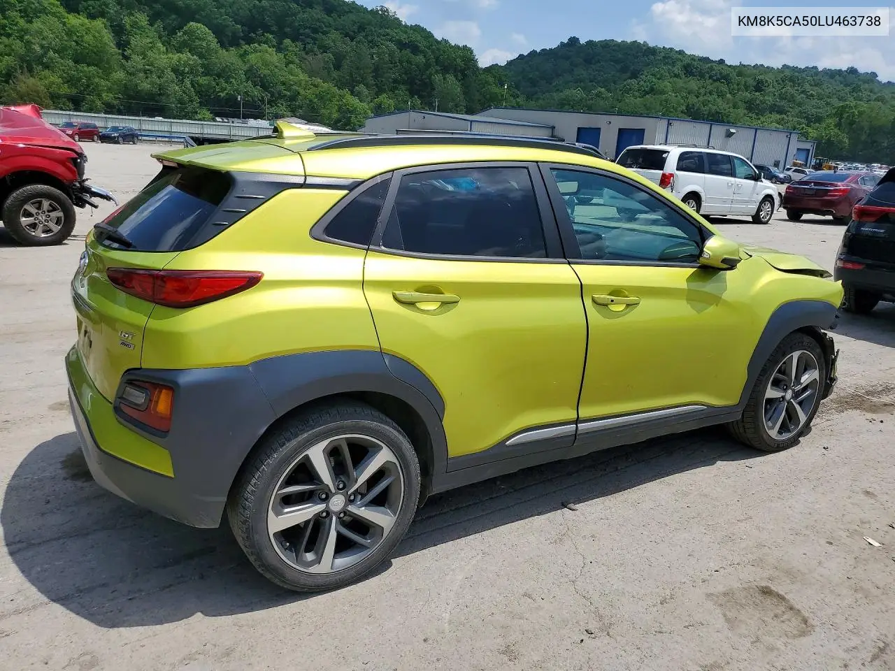 2020 Hyundai Kona Ultimate VIN: KM8K5CA50LU463738 Lot: 58687376