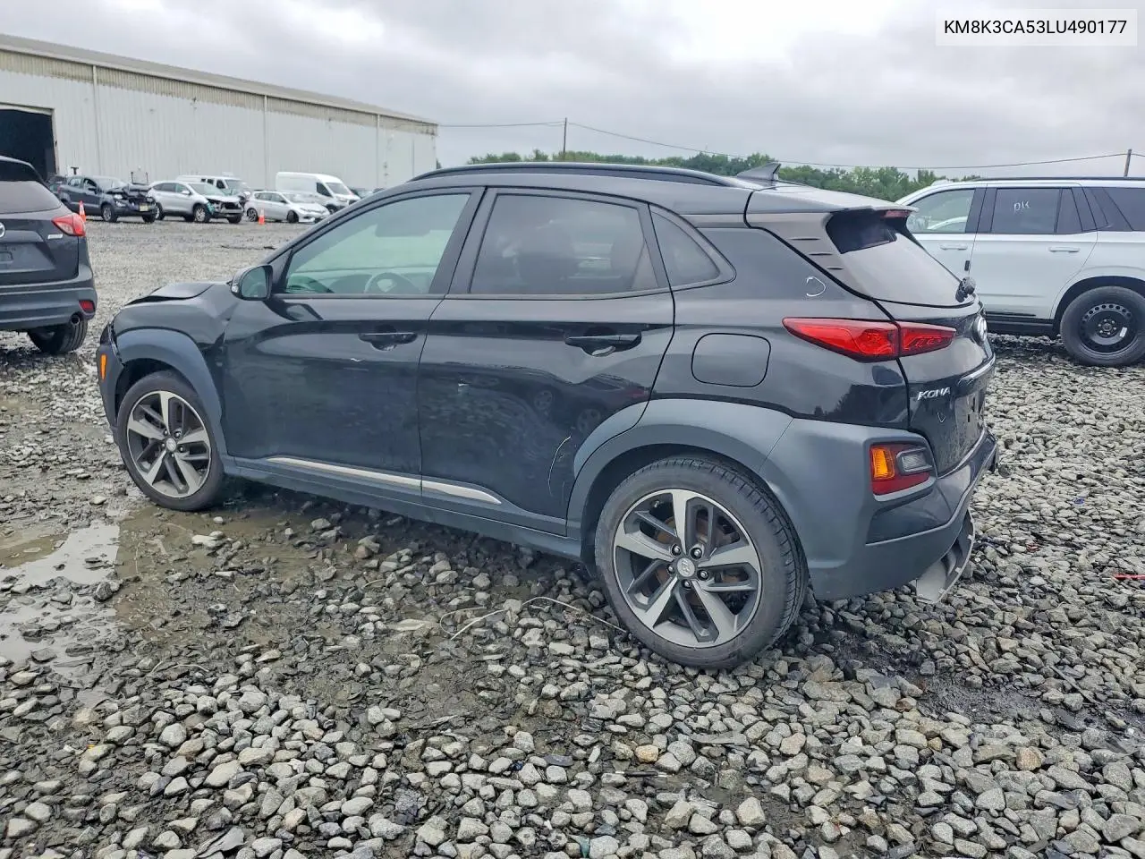 2020 Hyundai Kona Limited VIN: KM8K3CA53LU490177 Lot: 59694146