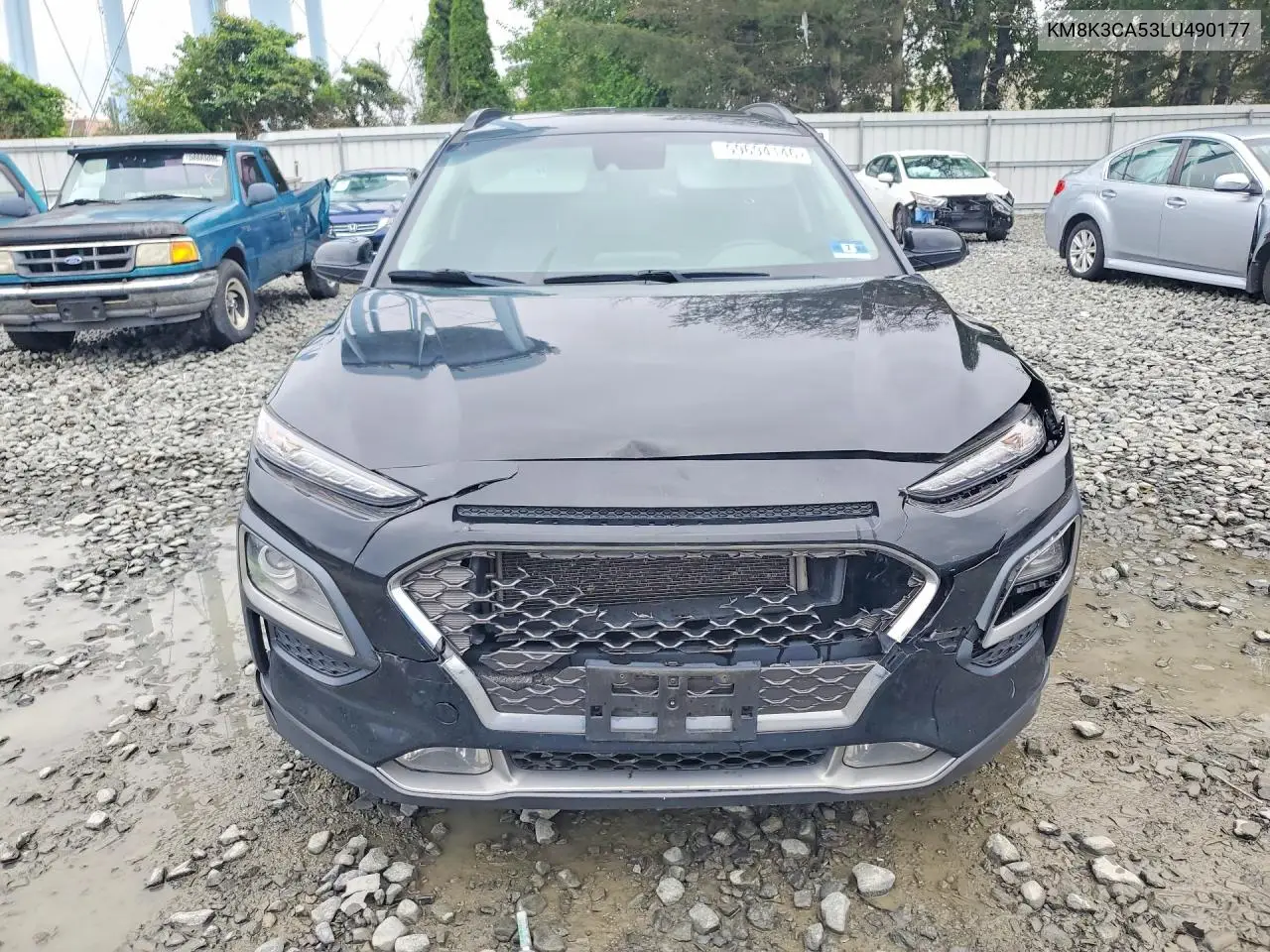 2020 Hyundai Kona Limited VIN: KM8K3CA53LU490177 Lot: 59694146