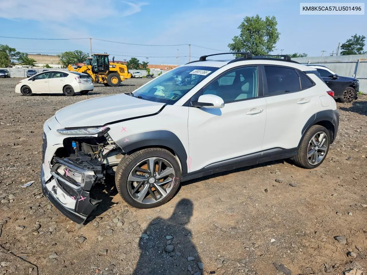 2020 Hyundai Kona Ultimate VIN: KM8K5CA57LU501496 Lot: 59951366