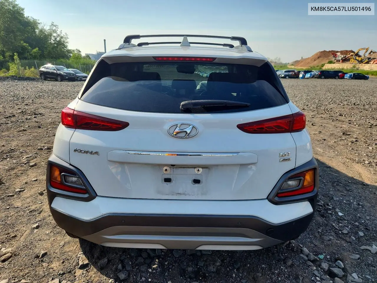 2020 Hyundai Kona Ultimate VIN: KM8K5CA57LU501496 Lot: 59951366