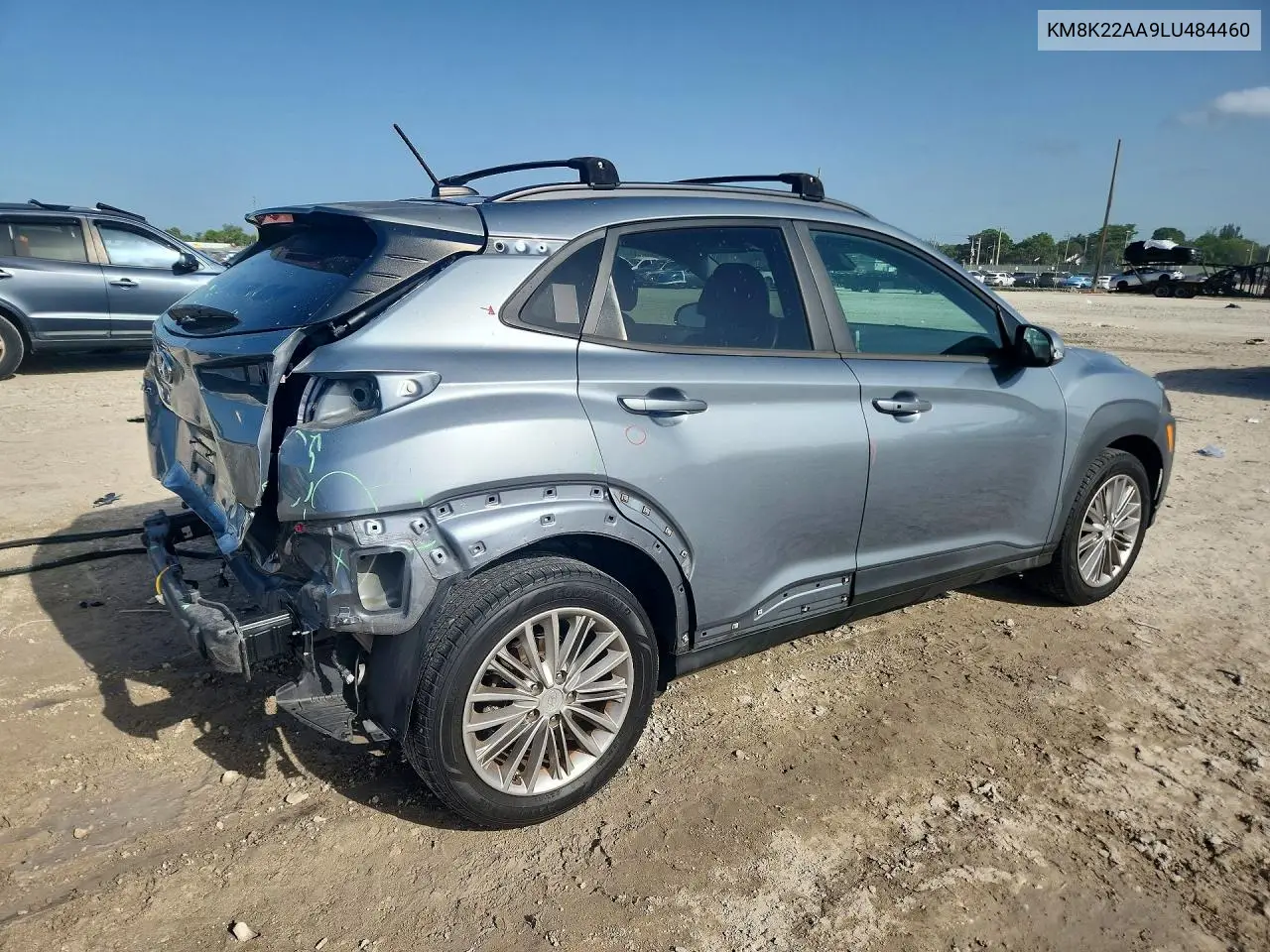 2020 Hyundai Kona Sel VIN: KM8K22AA9LU484460 Lot: 60368086