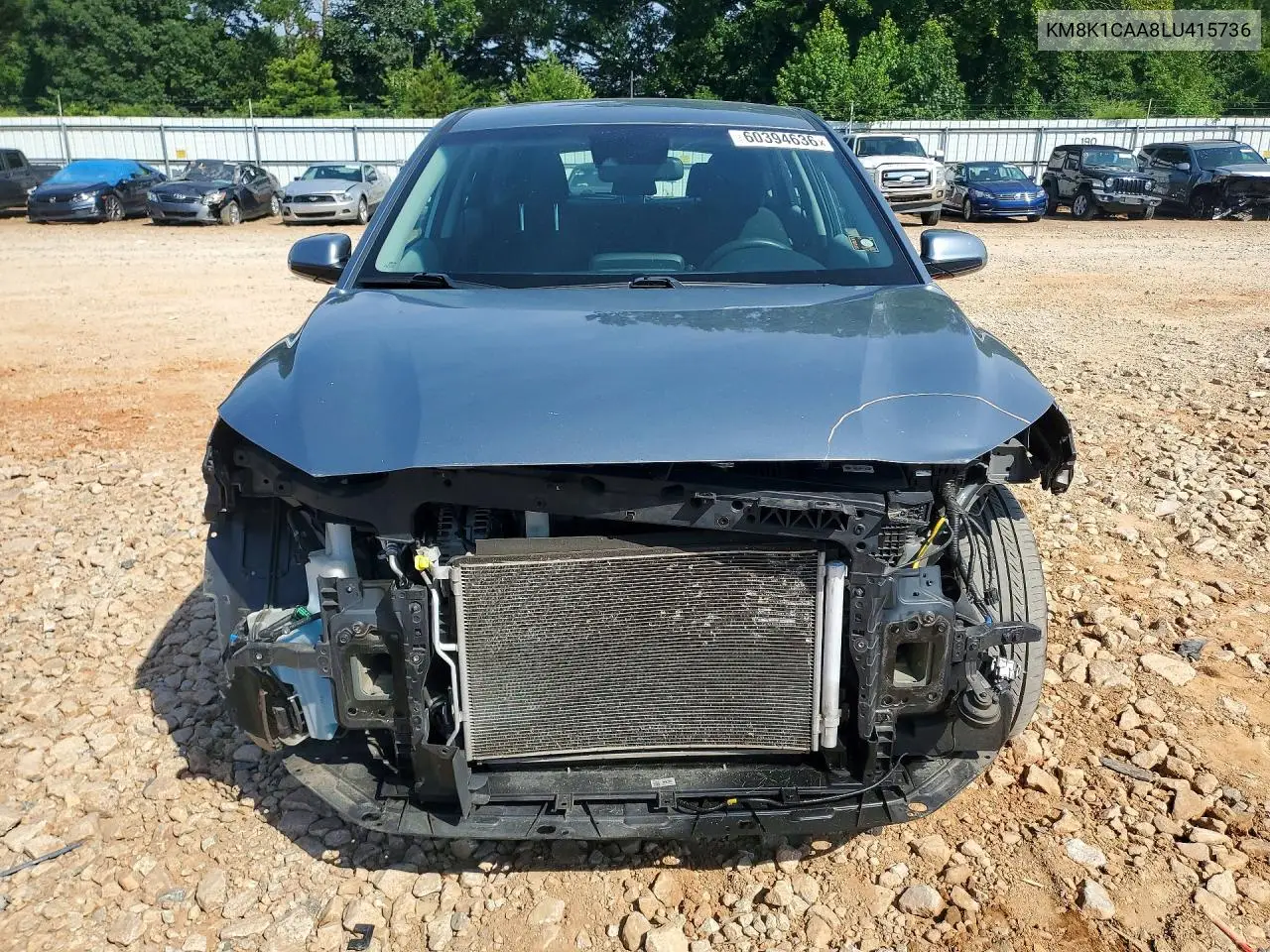2020 Hyundai Kona Se VIN: KM8K1CAA8LU415736 Lot: 60394636