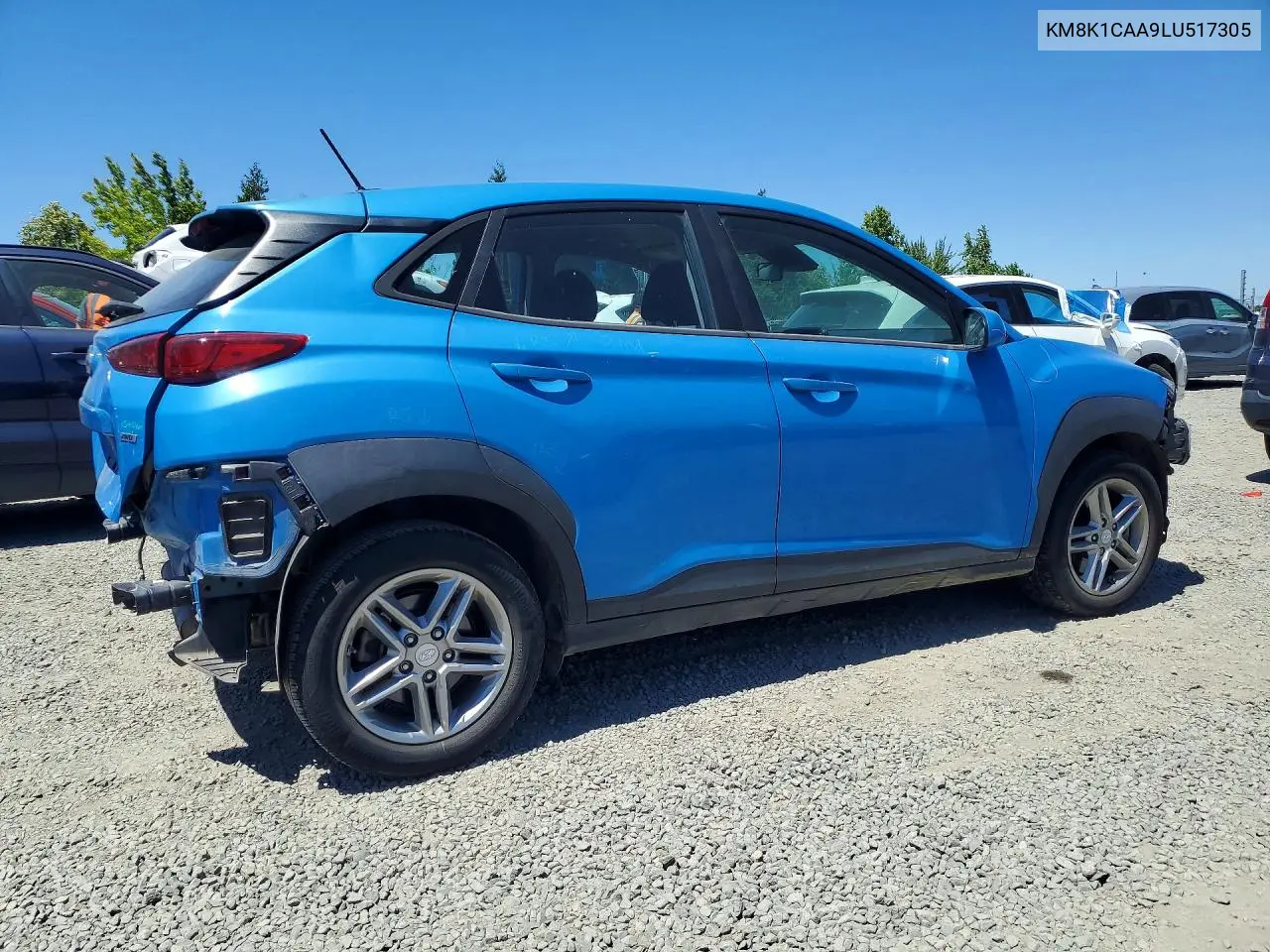 2020 Hyundai Kona Se VIN: KM8K1CAA9LU517305 Lot: 60680006