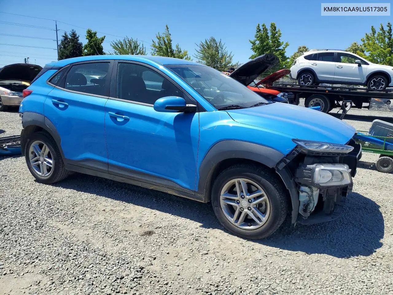 2020 Hyundai Kona Se VIN: KM8K1CAA9LU517305 Lot: 60680006