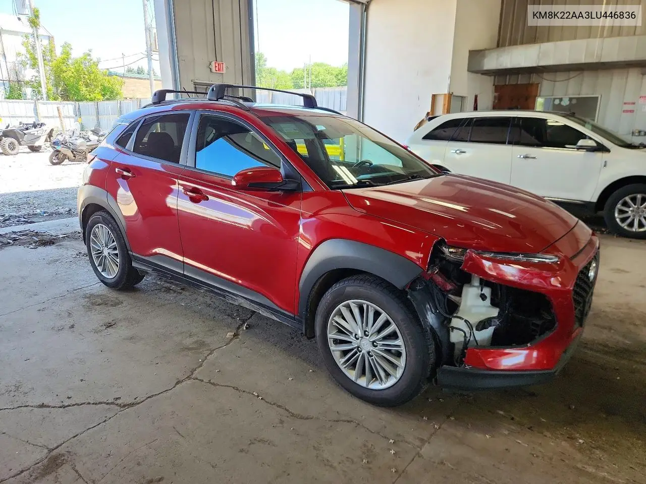 2020 Hyundai Kona Sel VIN: KM8K22AA3LU446836 Lot: 60839096